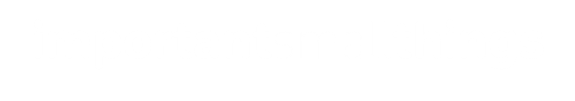 Important Small Things